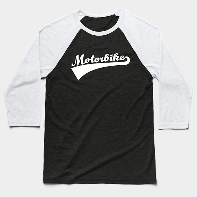 Motorbike Baseball T-Shirt by Designzz